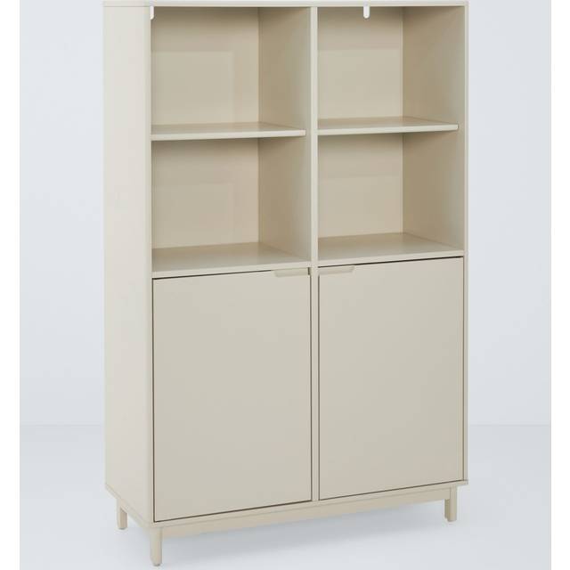 John Lewis Format Wide Bookcase, Greige