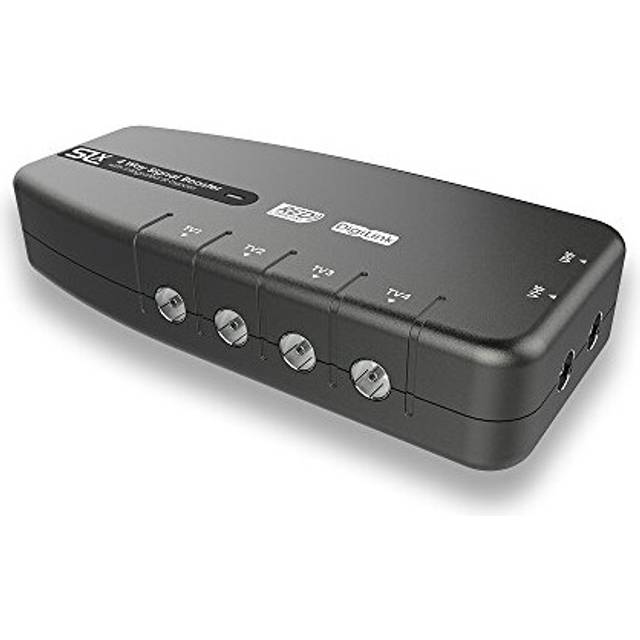 Signal Booster, SLx TV Amplifier Four Output 27820BMR - Improve Picture Quality And Channel Reception - Boost Your HD TV