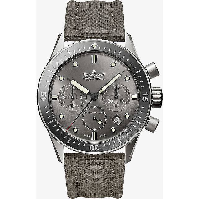 Blancpain Mens Gold 5200-1210-g52a Fifty Fathoms Chronograph Titanium Automatic Watch 1 Size - GOLD
