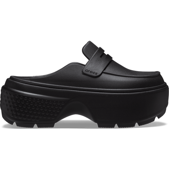 Stomp Platform Loafer Clogs - Black - 38/39 (5 to 6)