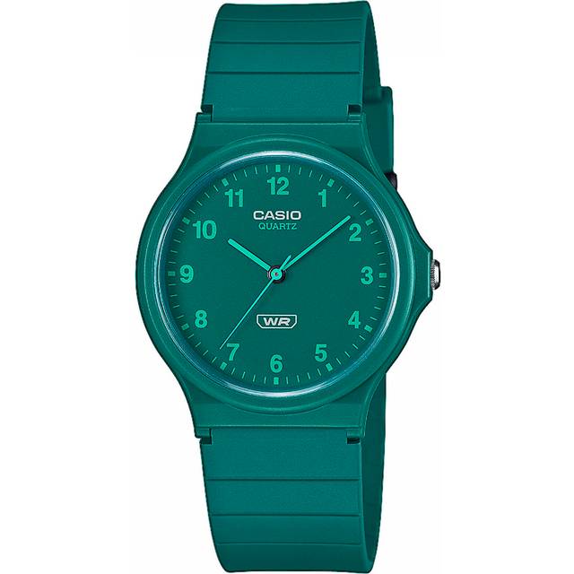 Casio Classic Analogue Green Strap Watch