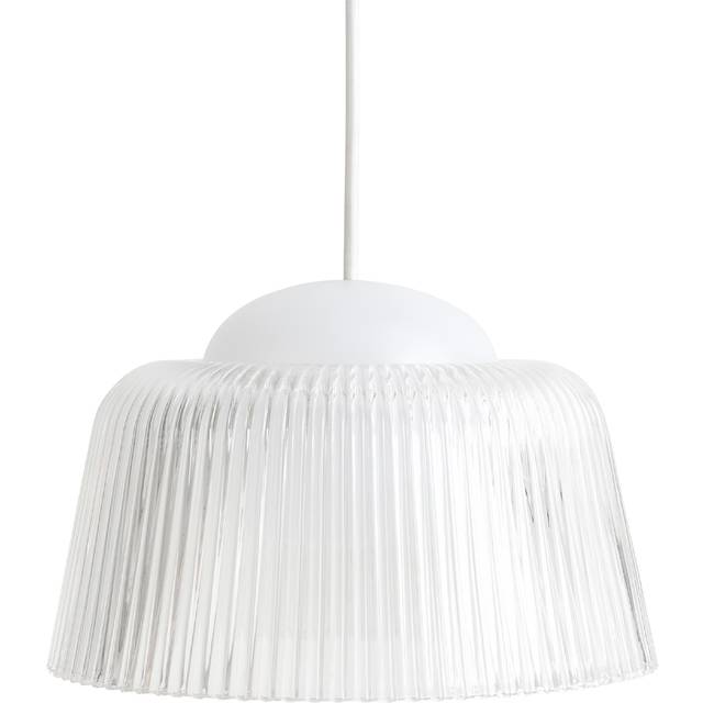 HAY Brim Bottle pendel Ø24,5 cm Clear glass