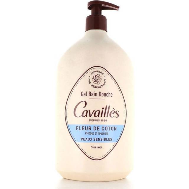 Rogé cavaillès bath and shower gel for sensitive skin cotton flower 1l