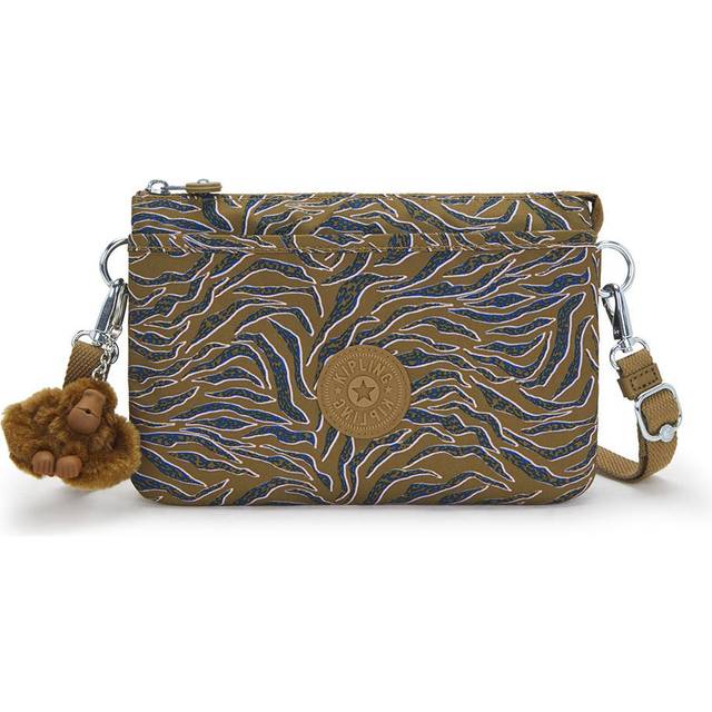 Kipling Crossbody Bag Riri Undersea Leaves Print Small Woman 100% Recycled Polyester