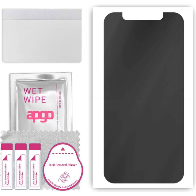 apgo Hydrogel Privacy Matte Screen Protector for Ulefone Armor X6, Anti Spy, Hydrogel Film, Flexible, Soft TPU with positioning layer easy installatio