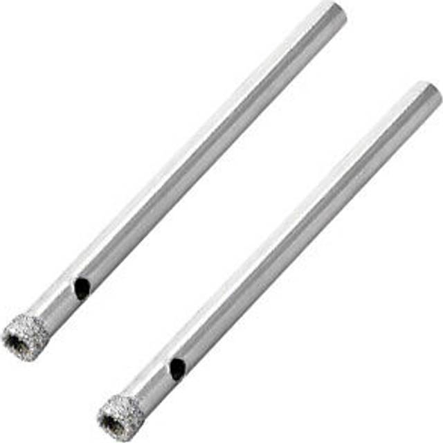 4mm Diamond Drill Bits Hole Saws For Glass Ceramic Porcelain Tile 2 Pcs