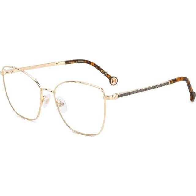 Carolina Herrera HER 0264 000, including lenses, BUTTERFLY Glasses, FEMALE - Gold