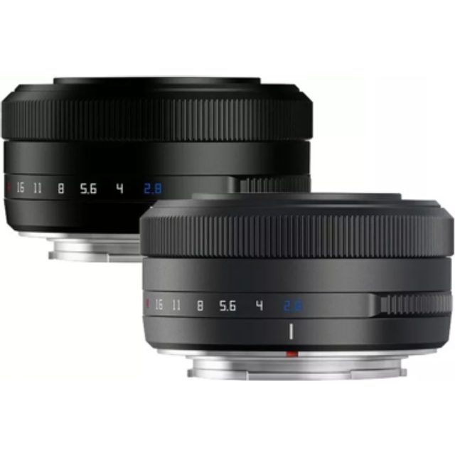 Ttartisan 27mm f/2.8 aps-c lens for fuji x/nikon z-mount pancake lens