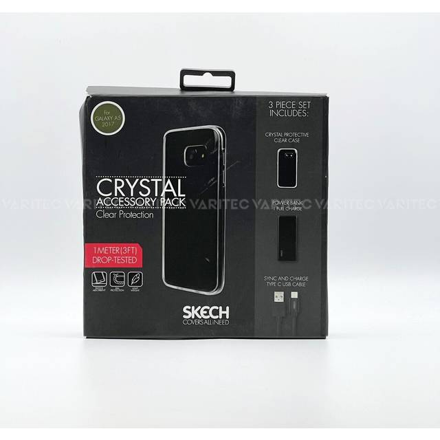 Skech clear case power bank charging cable for samsung galaxy a5 2017