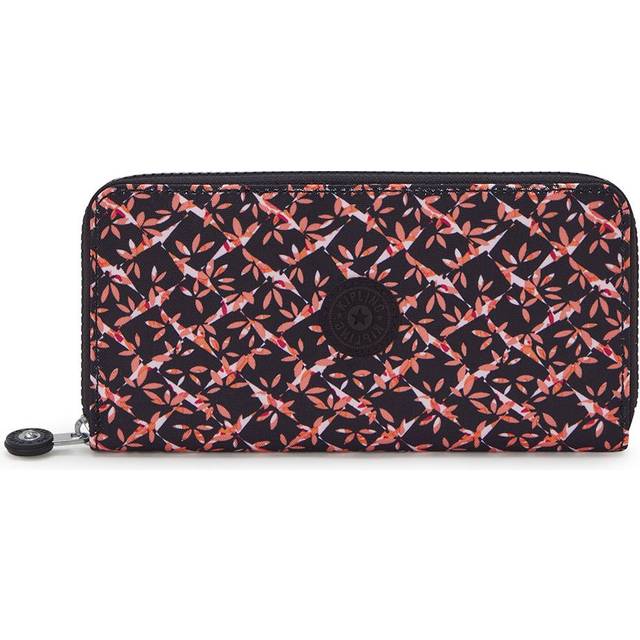 Kipling Wallet & Purses Money World Dancing Bouquet Print Large Woman 100% Recycled Polyester