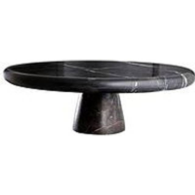 Marmore Black And Gold Marble Cake Stand - One Size