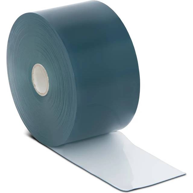 Wiesenfield PVC Strip Curtains - 200 x 2 mm / 50 m - cold-resistant - blue/transparent - smooth WIE-LV-02