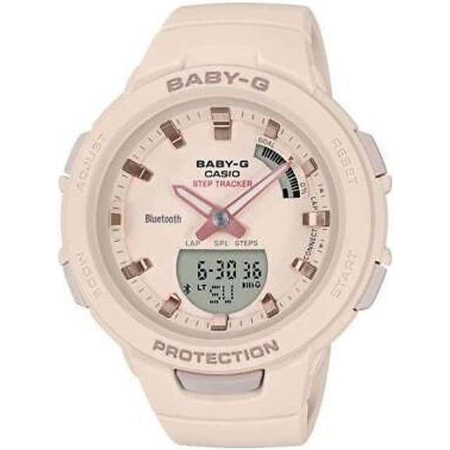 CASIO Baby-G BSA-B100-4A1JF [G-SQUAD Steptracker Bluetooth 2018SS 2H Combination Pink] Round Watch
