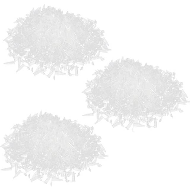 1500 Pcs Laboratory Clear White Mark Plastic Centrifuge Tube 1.5Ml
