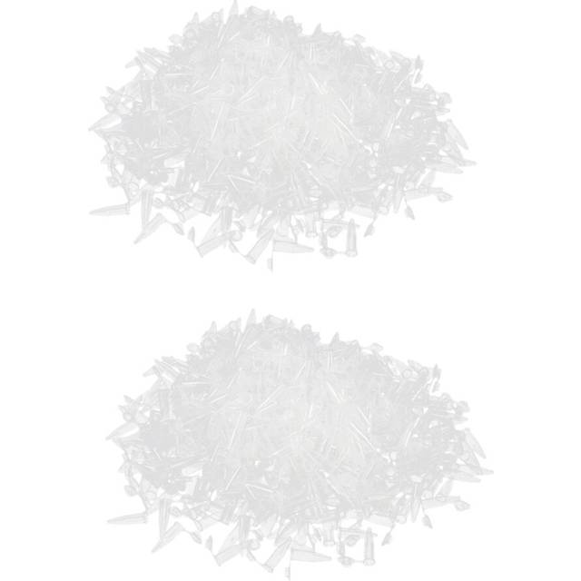 1000 Pcs Laboratory Clear White Mark Plastic Centrifuge Tube 1.5Ml