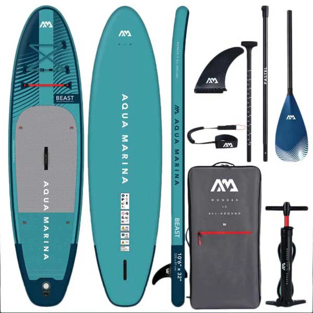 BEAST All Round PLUS Stand Up Paddle Board 10ft6 320cm - Blue - Standard