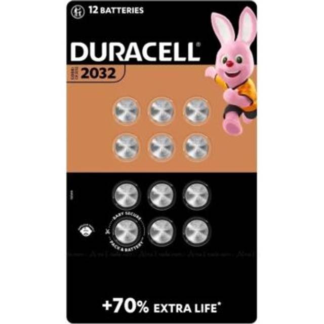 Duracell speciality cr2032 lithium coin ring size long battery pack 12 batteries