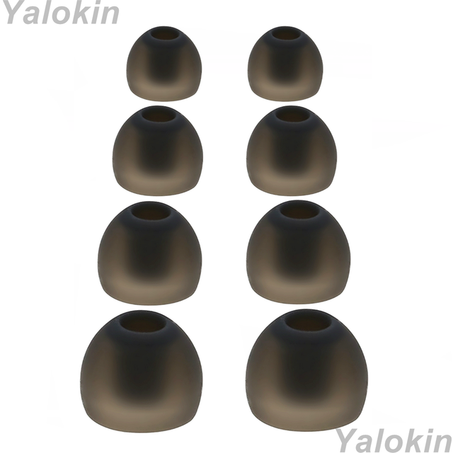 8pcs s/m/l/xl (tb) adapter ear tips for jabra elite sport true wireless