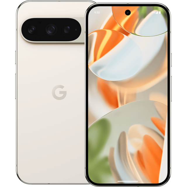 Google Pixel 9 Pro (128GB Rose) at Â£200 on golden goodybag with Unlimited mins & texts; Unlimited 5G data. Â£35 Topup. - Rose Gold