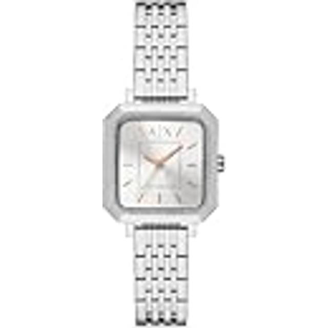 Armani Exchange 3-Hand Stainless Steel Watch, Silver, Women - Ilver
