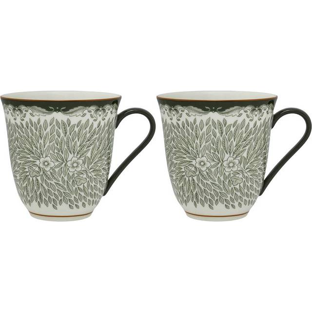 Rörstrand Ostindia Floris mugg 30 cl 2-pack Grön