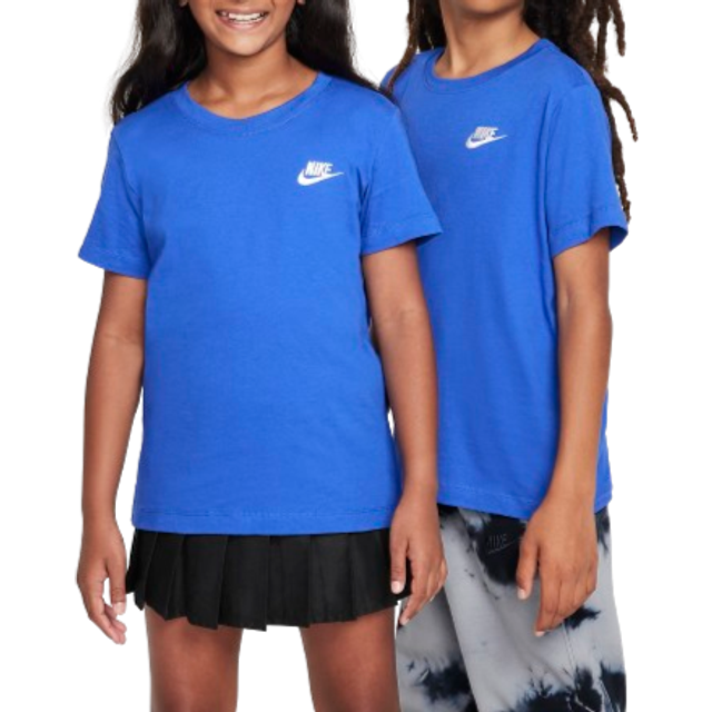 Nike Sportswear Older Kids' T-Shirt - Blue - Cotton