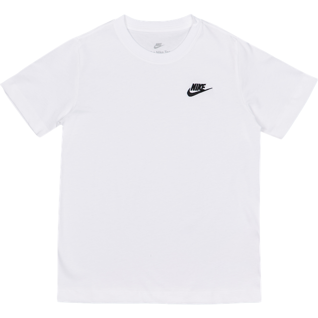 Nike Sportswear Older Kids' T-Shirt - White - Cotton