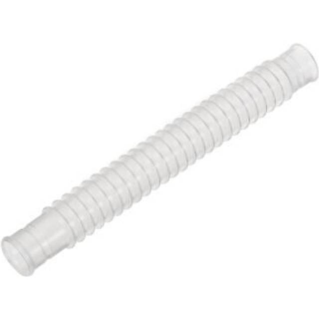 Washing Machine Drain Hose, 15mm Inner Dia 155mm Length Corrugated Pipe White