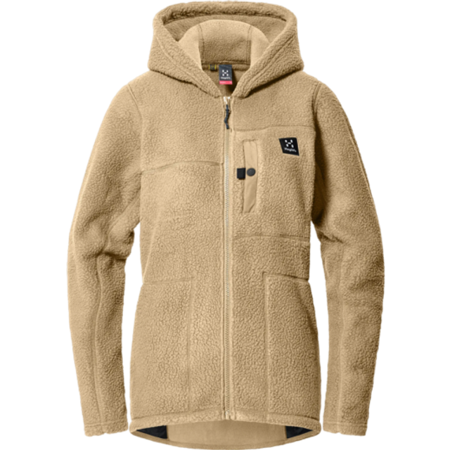 Malung Pile Hood W Sand (M) - Beige (M)