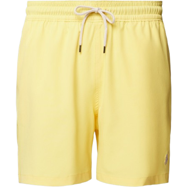 Polo Ralph Lauren Mens Oasis Yellow Traveller Logo-embroidered Stretch Recycled-polyester Swim Shorts Xl - OASIS YELLOW