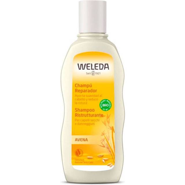 Weleda Hårvård Shampoo Minskar kluvna toppar för ett mjukt, vackert hår med naturlig glansReplenish & Care Schampo Havre 190 ml (484,00 kr / 1 l)