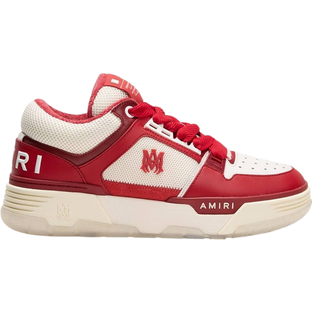 AMIRI White & Red MA-1 Sneakers - Alabaster Red - IT 47
