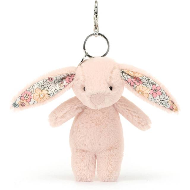 Jellycat Kids Blossom Bunny Woven Bag Charm 17cm