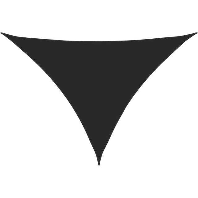 vidaXL Sun Shade Sail Black 7x5x5 m 100% Polyester Oxford