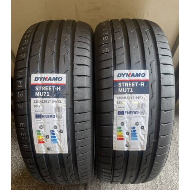 X1 225/45zr17 225 45 17 94y xl dynamo street tyre unbeatable 'a' wet grip