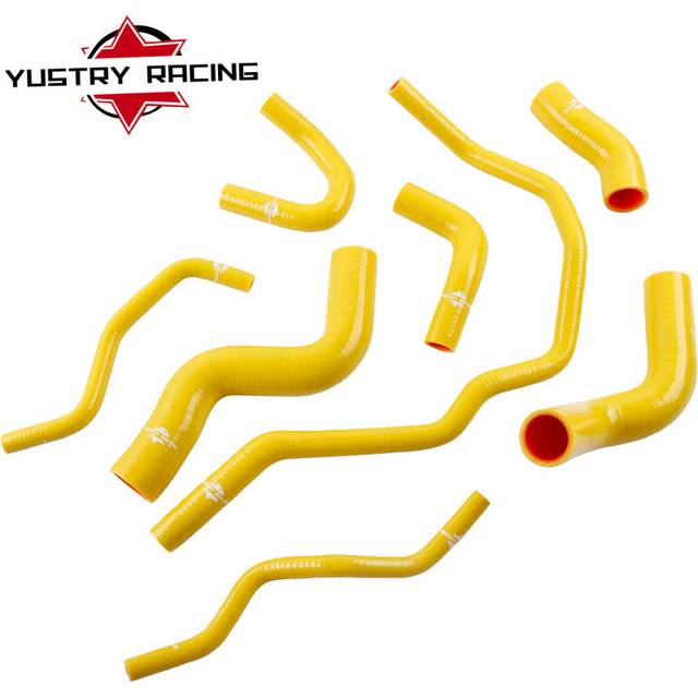(Yellow) Silicone Radiator Coolant Heater Hose for Audi A3 S3 (8P) Seat MK2 2.0TFSI VW Golf GTi MK5 2.0 TFSI Turbo