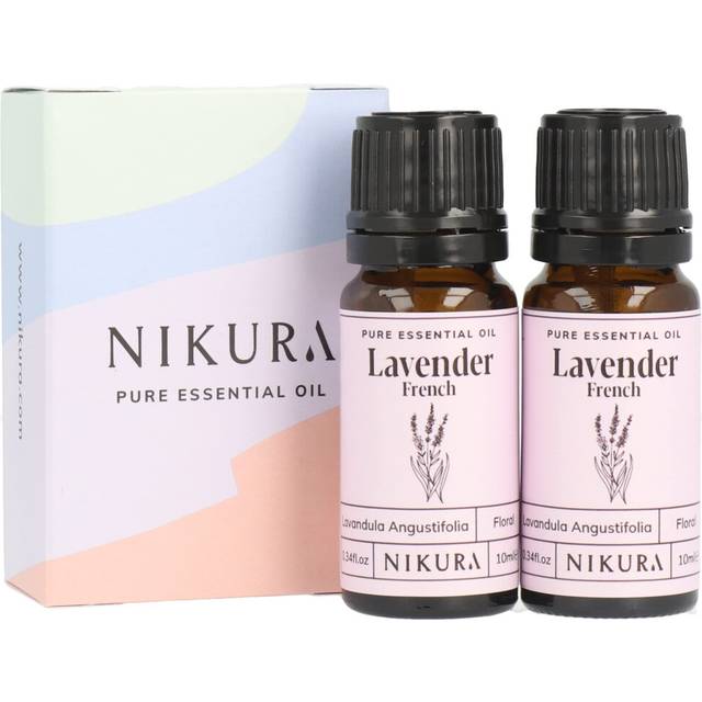 French Lavender Essential Oil - 20ml (2 x 10ml) | 100% Pure Natural Oils | Perfect for Sleep, Calming, Aromatherapy, Diffusers, Bath | Great for Self