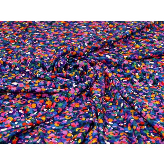 Minerva Exclusive Popcorn Jelly Viscose Challis POD Fabric Ocean