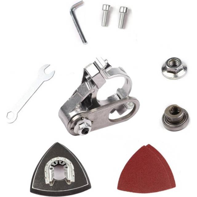 Angle Grinder Conversion Head with Sanding Disc Change into Oscillating Trimming Machine for Woodworking