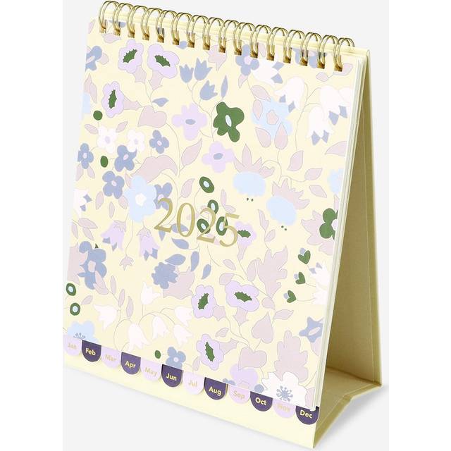 Floral Desk Calendar - English