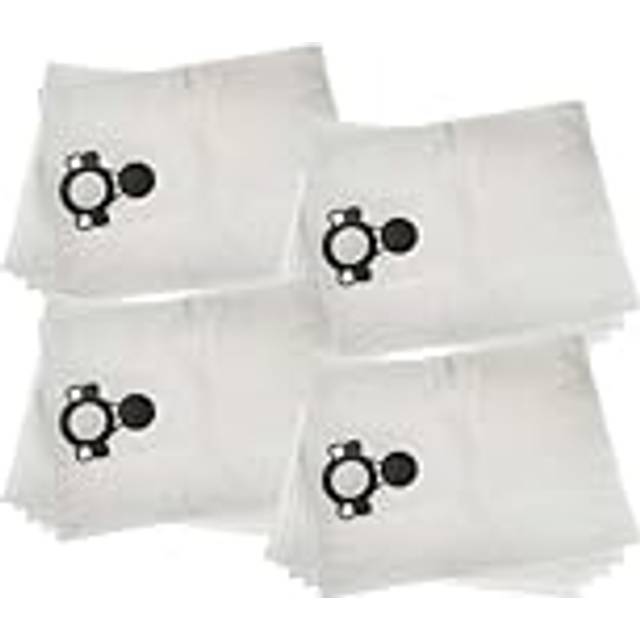 20x Vacuum Cleaner Bag compatible with Nilfisk Aero 26-01 pc x, 26-21 pc, 26-2L pc Vacuum Cleaner - Microfleece, 32 cm x 23 cm White - Vhbw