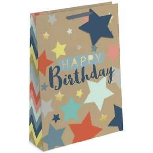 Kraft effect extra large birthday gift bag