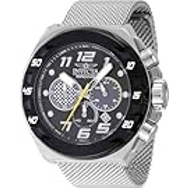 Invicta Racing Chronograph GMT Stainless Steel Grey Dial Quartz 47203 Men's Watch