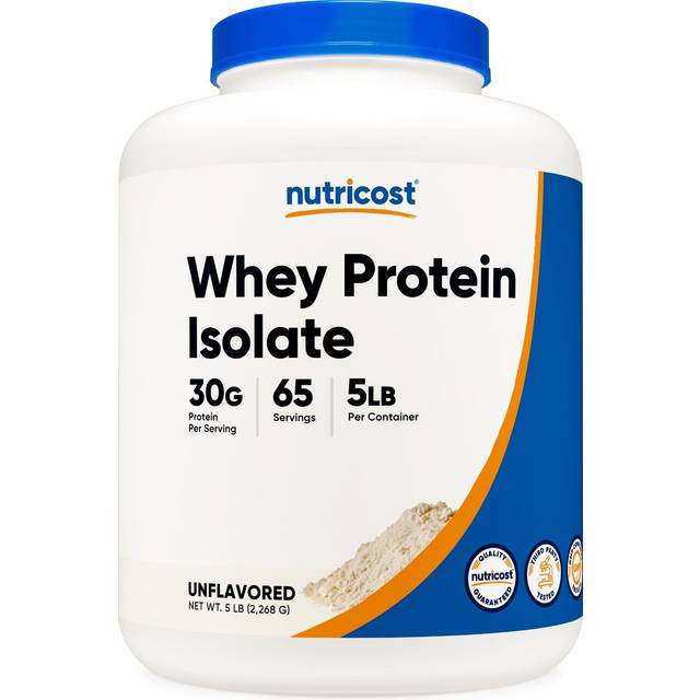 Nutricost  Whey Protein Isolate  Unflavored  5 lb (2 268 g)