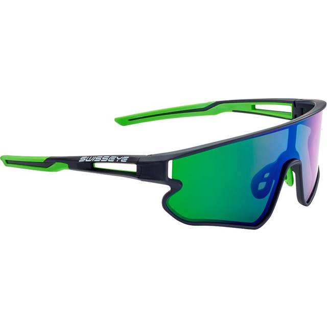 SWISS EYE HURRICANE Sportbrille Unisex BLACK MATT/GREEN