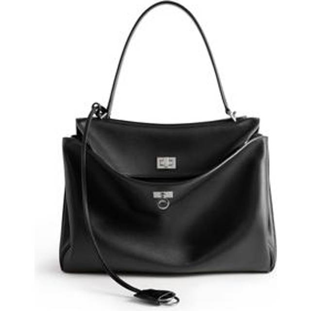 Balenciaga Rodeo Medium Handbag - Black - Women's - Calfskin