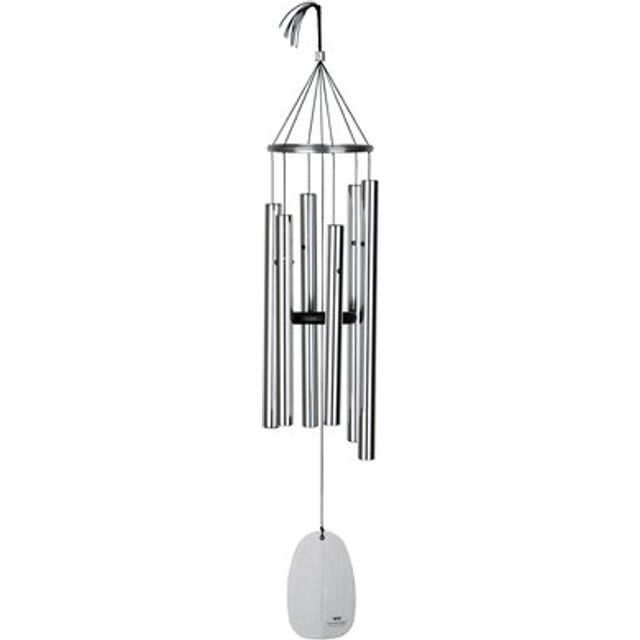 Woodstock Chimes Bells Of Paradise Silver Hanging Tuned Windcatcher