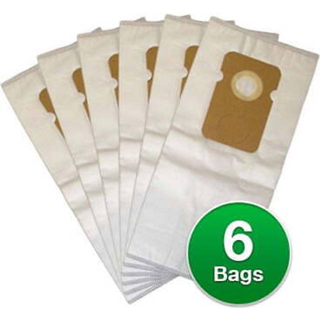 Riccar 8000 Series Type B HEPA Filtration Bags, 6 Pack.
