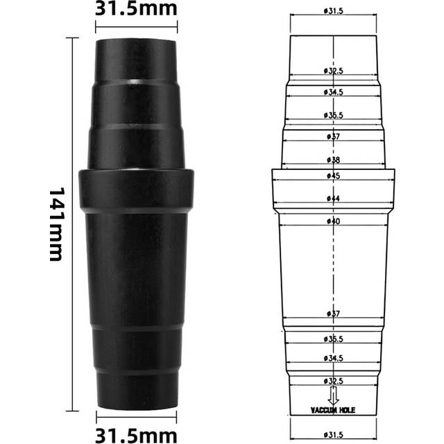 Universal Vacuum Cleaner Power Tool/Sander Dust Extraction Hose Adapter