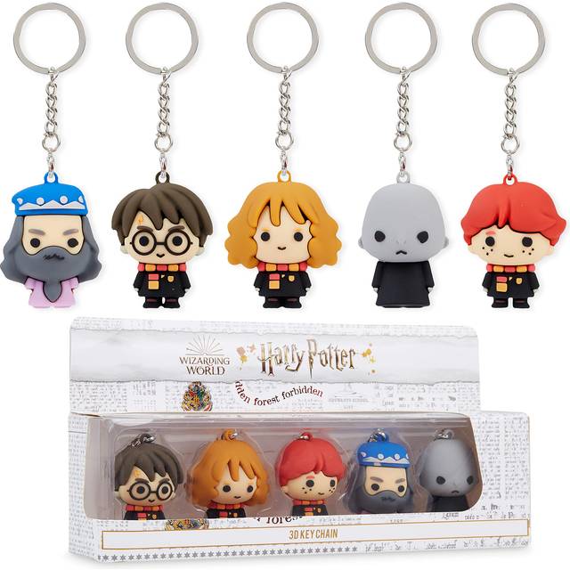 Key Chain 5 Pieces 3D - Multi - One Size